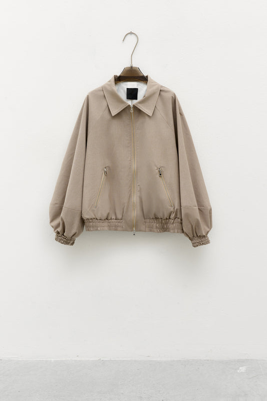 TAUPE BOMBER JACKET